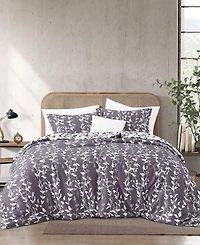 Stratford Park Millie Leaves 3-Pc. Comforter Set