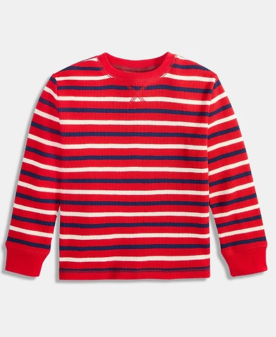 Epic Threads Toddler Boys Striped Crewneck Thermal Sweatshirt