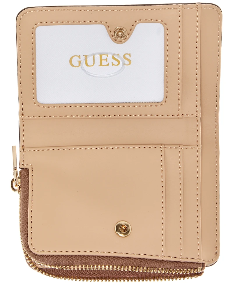 Guess Laurel Ii Logo Zip Around Card Case