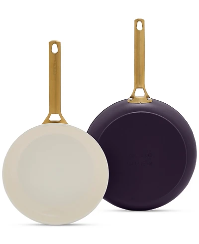 GreenPan Reserve 2-Pc. Hard-Anodized Nonstick Frypan Set