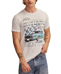 Lucky Brand Men's Ford Mustang Short Sleeve Crewneck Graphic T-Shirt
