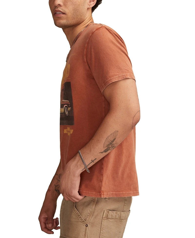 Lucky Brand Men's Short Sleeve Chevy El Camino Graphic T-Shirt