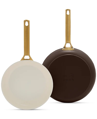 GreenPan Reserve 2-Pc. Hard-Anodized Nonstick Frypan Set