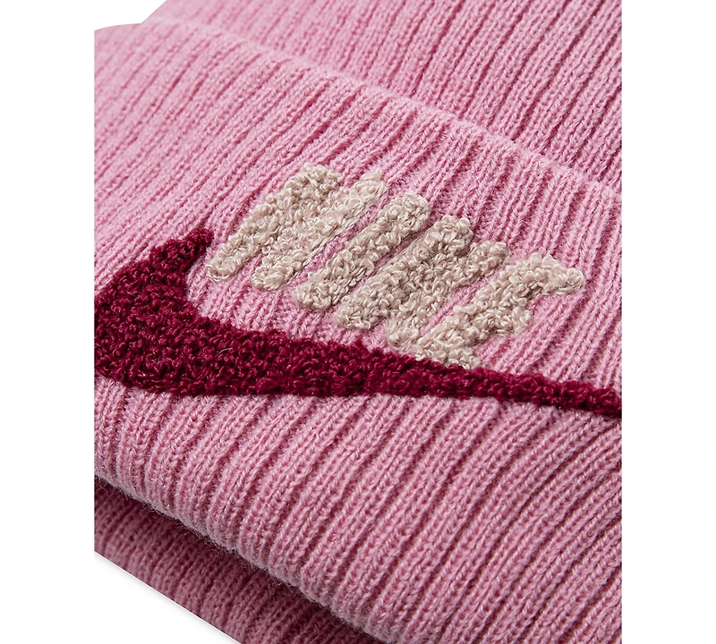 Nike Girls and Boys 8-20 Club Chenille Peak Hat & Gloves Set