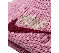 Nike Girls and Boys 8-20 Club Chenille Peak Hat & Gloves Set
