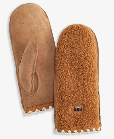 Ugg Fluff Scalloped Mittens
