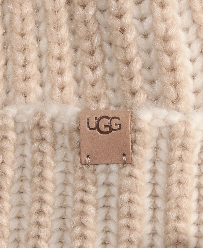 Ugg Chunky Plaited Beanie & Fingerless Gloves, 2-Piece Set