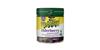 MegaFood Elderberry Immune Support, Berry, 54 Gummies