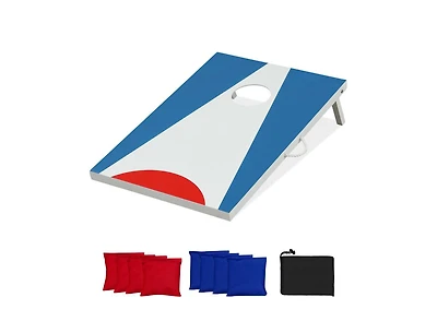 Akiudex Portable Cornhole Board with Foldable Legs and Side Handle