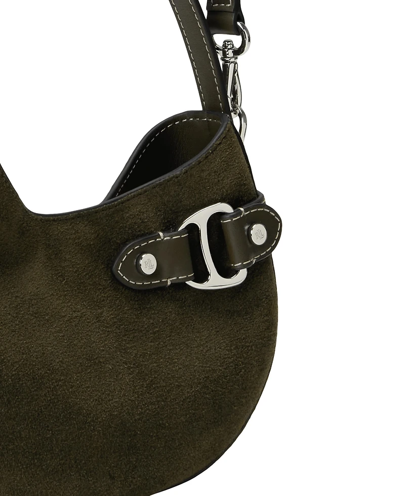 Lauren Ralph Lauren Tasha Mini Suede Crossbody Bag