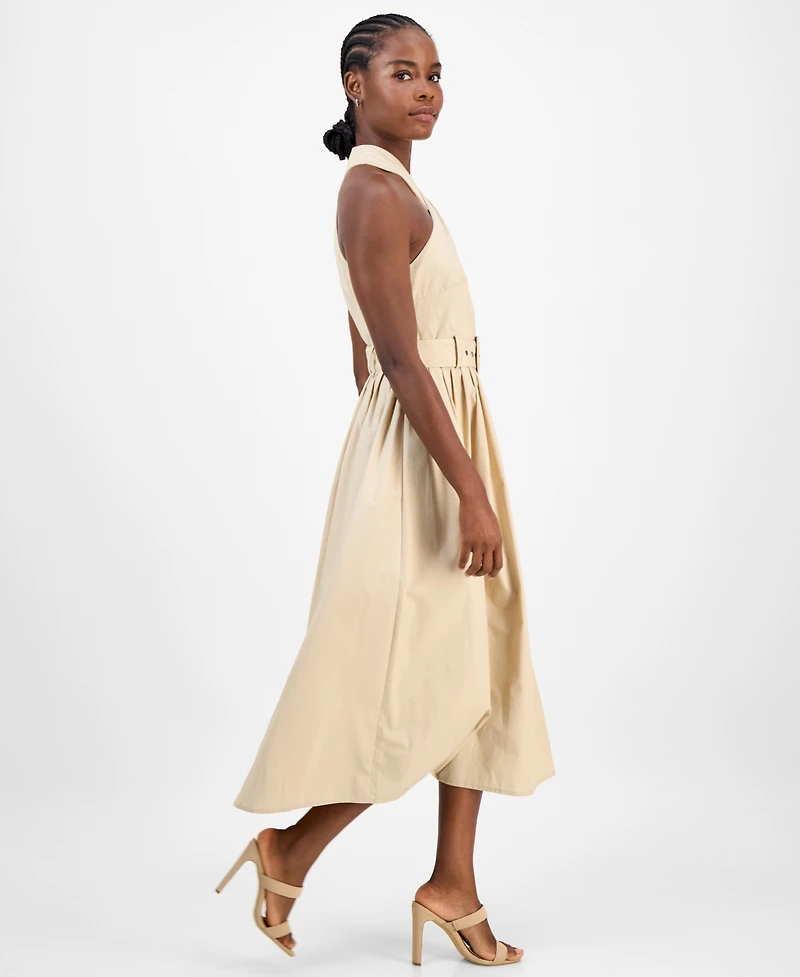 Rachel Roy Women's Tory Cotton Halter Midi Dress
