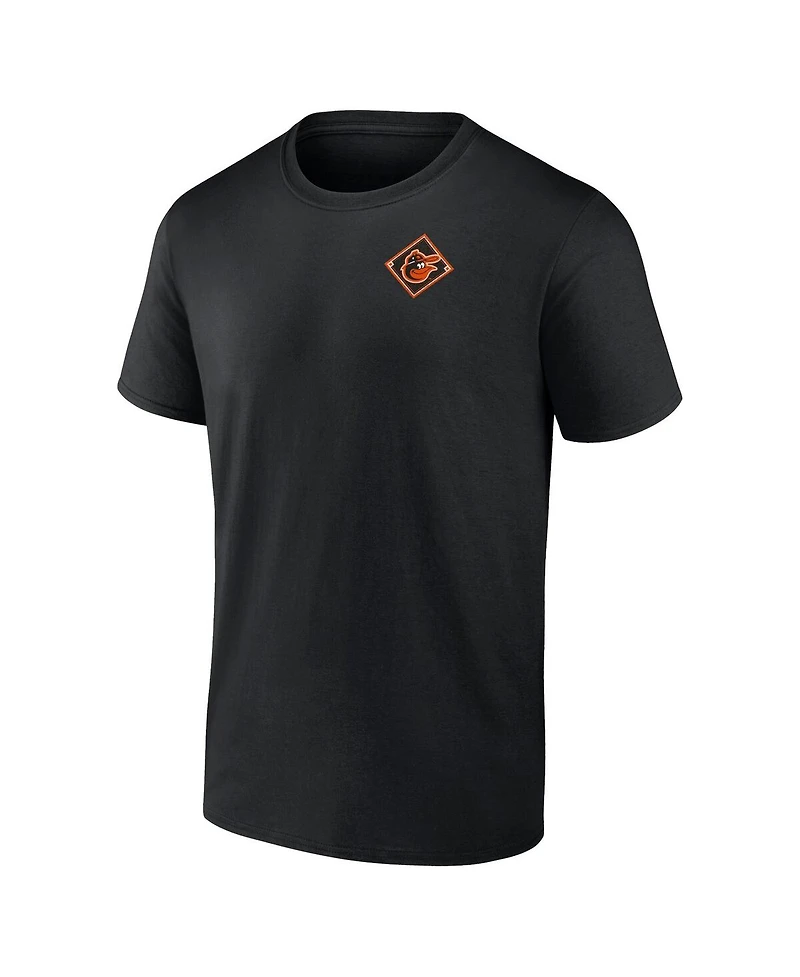 Fanatics Mto Label Men's Black Baltimore Orioles Field Play T-Shirt