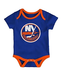 Outerstuff Baby Boys and Girls 3-Piece New York Islanders Legend Bodysuit Set