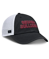 Nike Men's Black Georgia Bulldogs 2025 Gameday On-Field Club Adjustable Trucker Hat