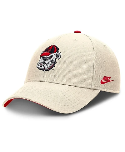 Nike Men's Natural Georgia Bulldogs Rise Legacy Adjustable Hat