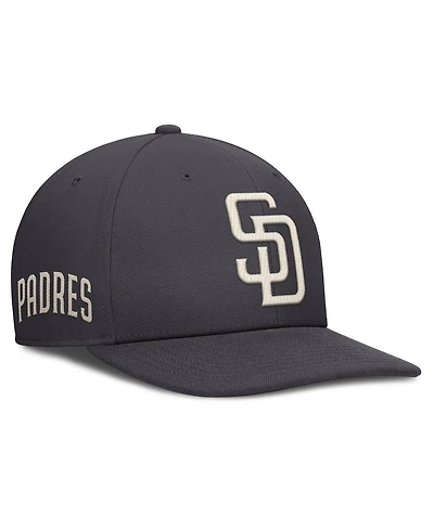Nike Men's Anthracite San Diego Padres Statement Pro Snapback Hat
