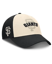 Nike Men's Black/Natural San Francisco Giants Statement Club Performance Adjustable Hat