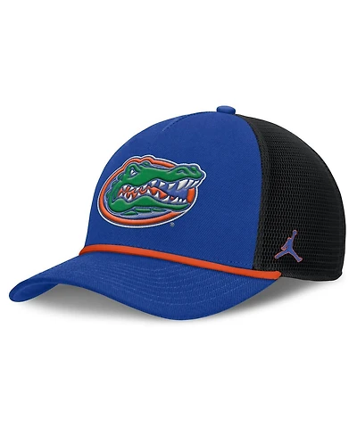 Jordan Men's Royal Florida Gators Rise Primetime Trucker Adjustable Hat