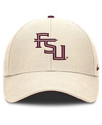 Nike Men's Natural Florida State Seminoles Rise Primetime Performance Trucker Adjustable Hat