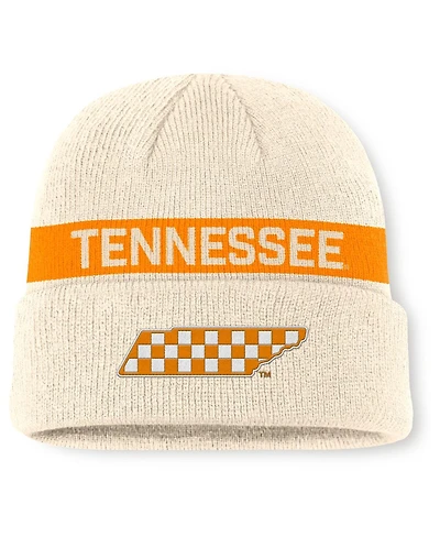 Nike Men's Natural Tennessee Volunteers Peak Primetime Utility Cuffed Knit Hat
