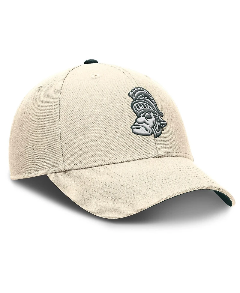 Nike Men's Natural Michigan State Spartans Rise Legacy Adjustable Hat