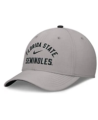Nike Men's Gray Florida State Seminoles Rise Prep Performance Flex Hat
