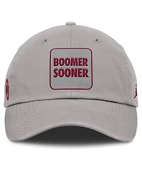 Jordan Men's Gray Oklahoma Sooners Local Club Adjustable Hat