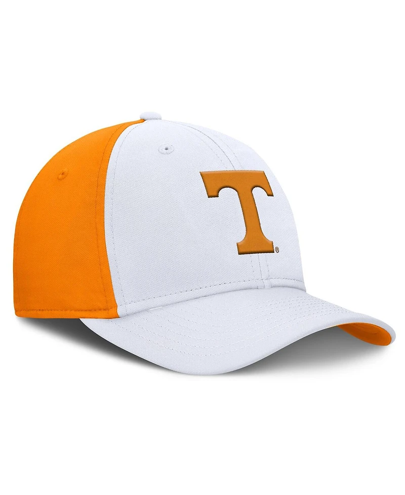 Nike Men's White/Tennessee Orange Tennessee Volunteers 2025 Sideline Rise Local Performance Flex Hat