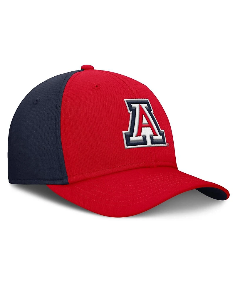 Nike Men's Red/Navy Arizona Wildcats 2025 Sideline Rise Local Performance Flex Hat