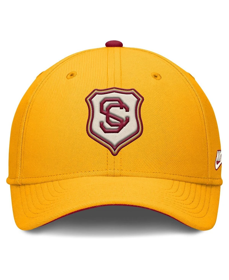 Nike Men's Gold Usc Trojans Legacy Rise Performance Flex Hat