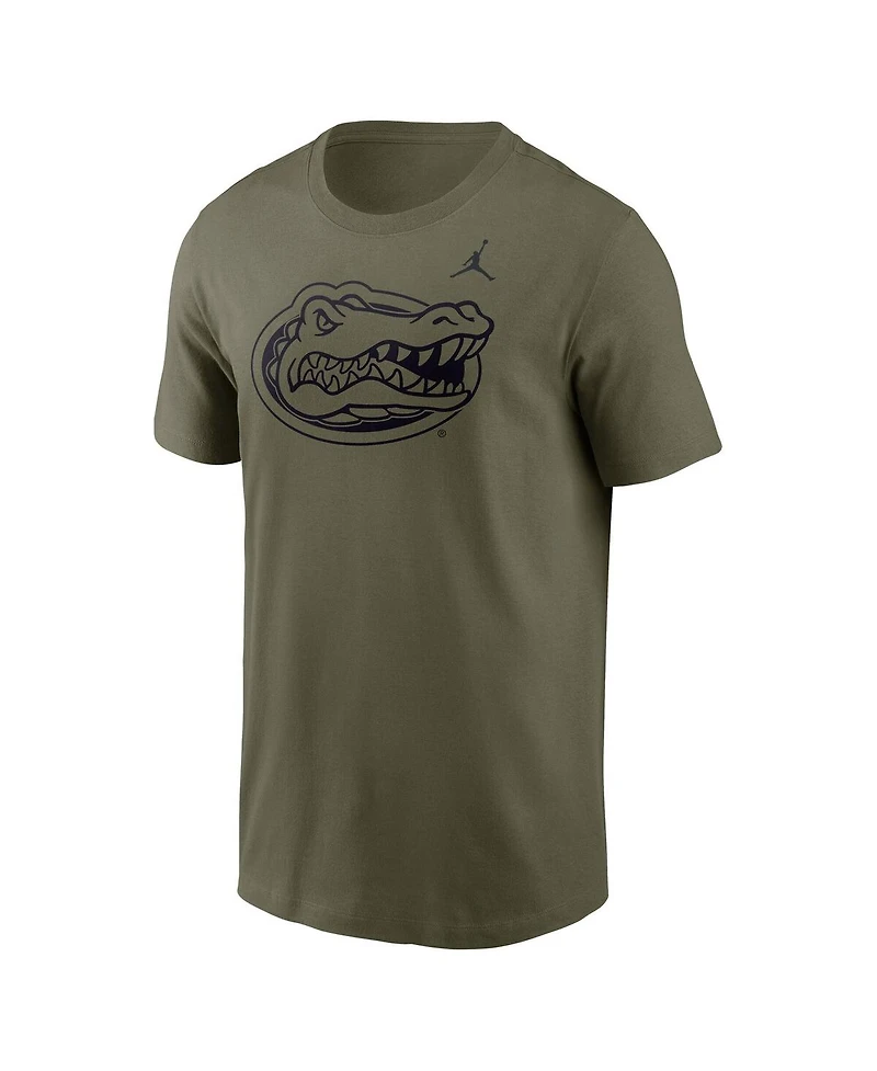 Jordan Men's Olive Florida Gators Primetime Logo Performance T-Shirt