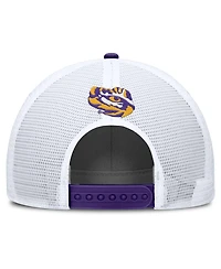 Nike Men's Purple/White Lsu Tigers 2025 On-Field Rise Patch Trucker Adjustable Hat