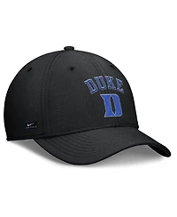Nike Men's Black Duke Blue Devils 2025 On-Field Rise Performance Flex Hat