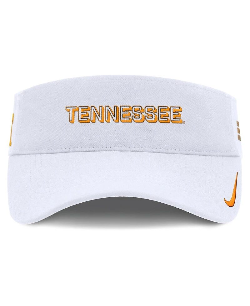 Nike Men's White Tennessee Volunteers 2025 On-Field Gameday Performance Ace Adjustable Visor Hat