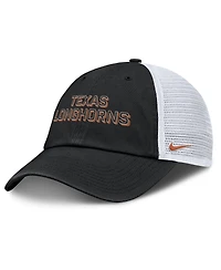 Nike Men's Black Texas Longhorns 2025 Gameday On-Field Club Adjustable Trucker Hat
