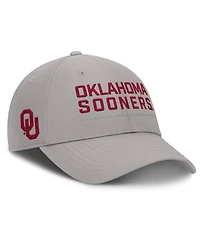 Jordan Men's Gray Oklahoma Sooners 2025 On-Field Gameday Club Adjustable Hat