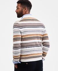 Club Room Men's Cameron Fair Isle Crewneck Sweater, Macy's Exclusive