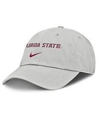 Nike Men's Gray Florida State Seminoles 2025 On-Field Gameday Club Adjustable Hat