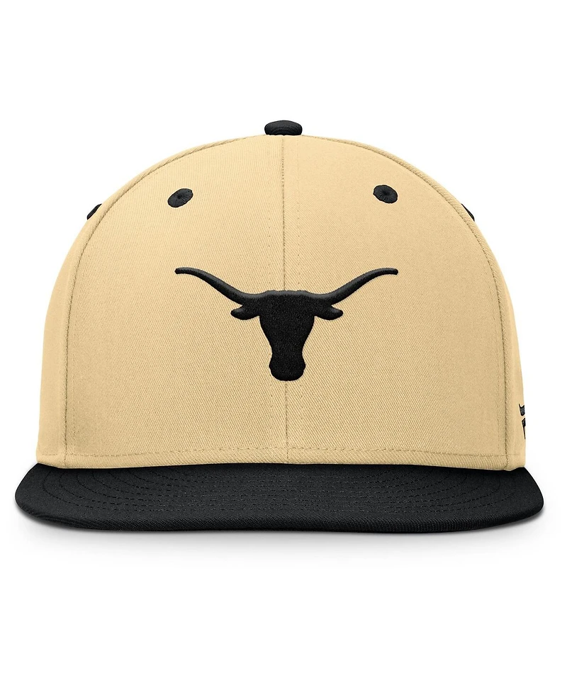 Fanatics Men's Gold/Black Texas Longhorns Balance Fitted Hat