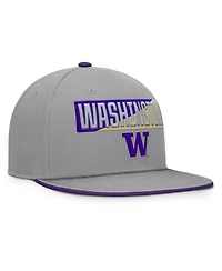Fanatics Men's Gray Washington Huskies Duo Snapback Hat