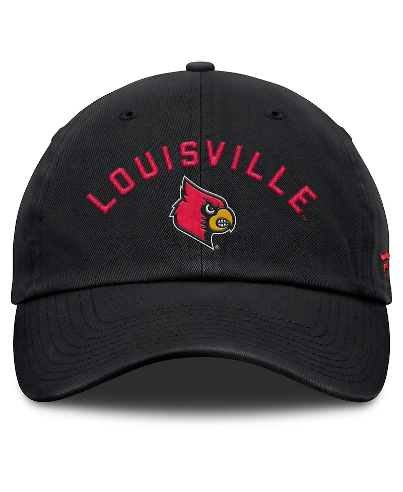 Fanatics Men's Black Louisville Cardinals Myth Adjustable Hat
