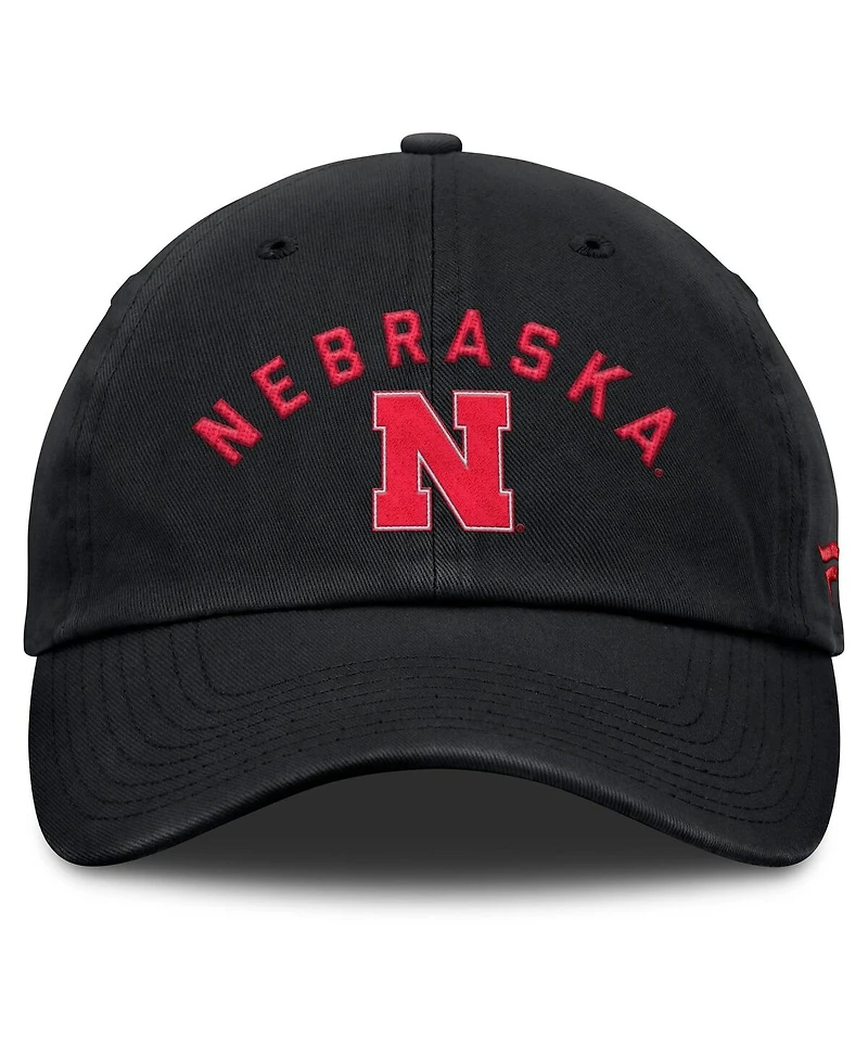 Fanatics Men's Black Nebraska Huskers Myth Adjustable Hat