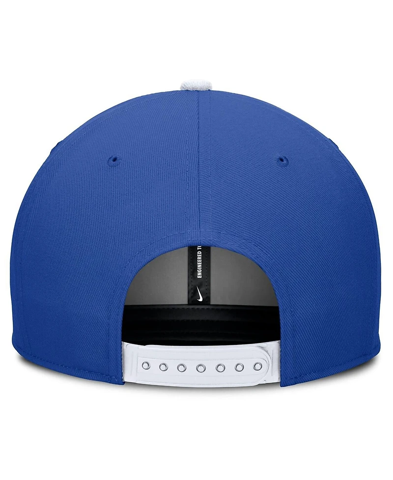 Nike Men's Royal/Cream Duke Blue Devils Pro Legacy Script Snapback Hat