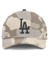 Nike Men's Natural Los Angeles Dodgers Camo Pack Rise Adjustable Hat