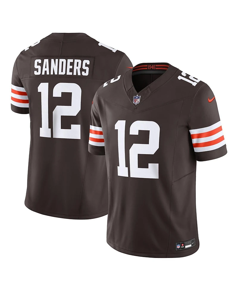 Nike Men's Shedeur Sanders Brown Cleveland Browns Team Vapor F.u.s.e. Limited Jersey