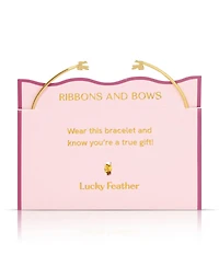 Lucky Feather Connection Cuff - Bows