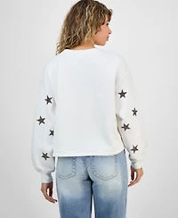 Madden Girl Juniors' Rhinestone-Embellished Sweatshirt