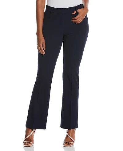 Rafaella Petite Stretch Pull On Classic Fit Crepe Pants