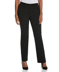 Rafaella Petite Stretch Pull On Classic Fit Crepe Pants