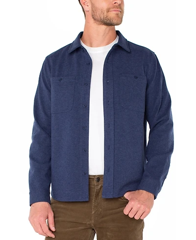 Liverpool Los Angeles Men's Knit Long-Sleeve Shirt